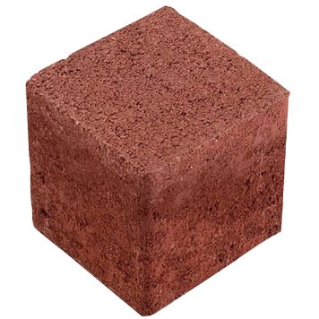 Täitekivi murukivile EHL punane, 8,2 x 8,2 x 8 cm