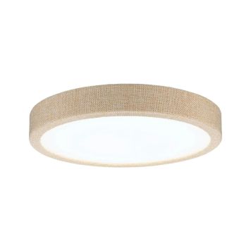 LED-plafoon Paulmann Cosara Ø 30 cm beež