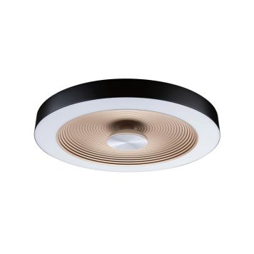 Plafoon Paulmann Volea Ø 40 cm Must/Kuldne