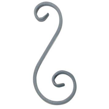 S-kaar Deutsche Metall 75 x 190 mm