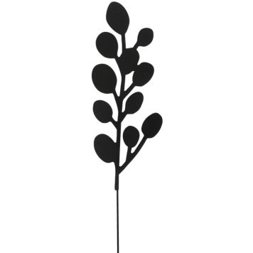 Aiakaunistus Eukalüpti oksa valik 50 cm, must