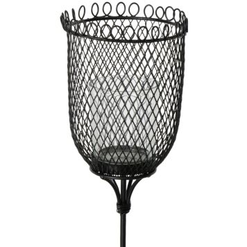 Küünlajalg valik 88 cm, must