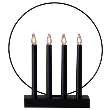 Küünlajalg Eglo Glossy 4-osaline must