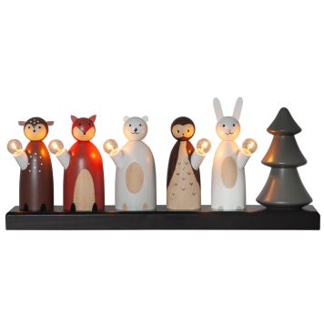 Küünlajalg Eglo Forest Friends 5-osaline