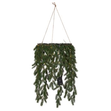 Oksapuu pärg Eglo Erna 20-osaline Ø 50 x 70 cm IP44