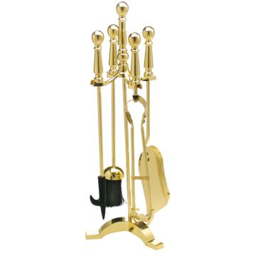 Kaminatarvikute komplekt Lienbacher 4-osaline messing