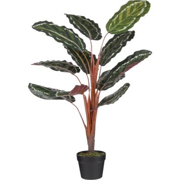 Kunstlill uhke vöötlehik 90 x 60 cm