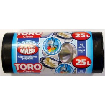 Prügikott  25 l, 15 tk/pk