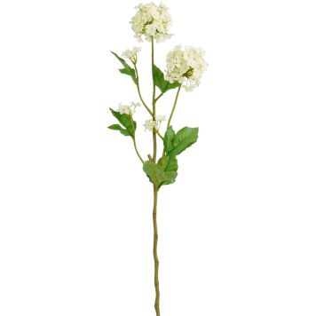 Kunstlill lodjapuu oks 71,5 cm, valge