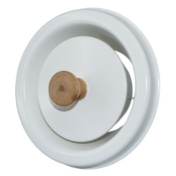 Ventilatsiooni plafoon Harju Ø 100 mm valge