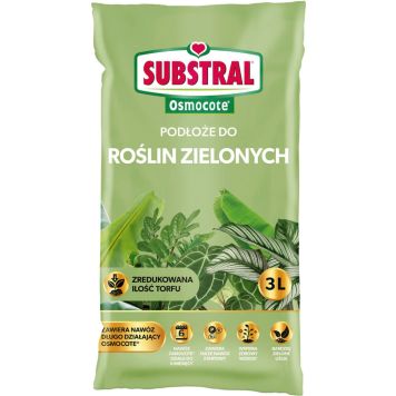 Lehtdekoratiivsete taimede muld + Osmocote® 3 l