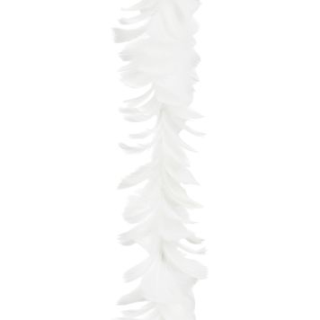 Jõulukuuse kard suled 80 mm x 180 cm, valge