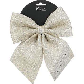 Jõulukaunistus lips 23 cm, šampanja