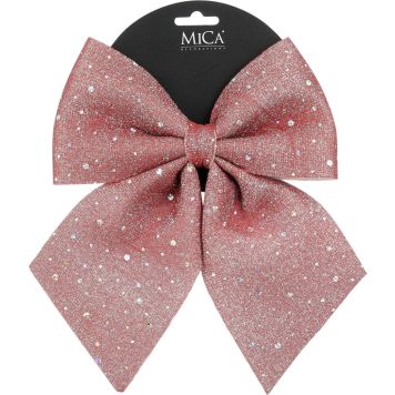 Jõulukaunistus lips 23 cm, roosa