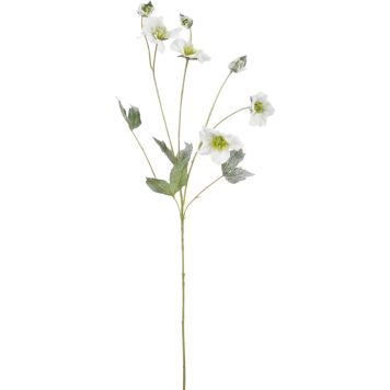 Kunstlill lumeroos 76 cm, valge