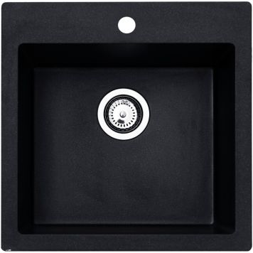 Köögivalamu Aqualine  Atos must 50 x 50 cm