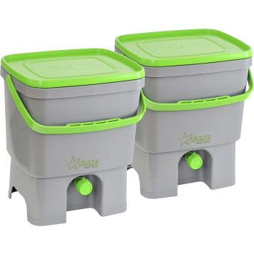 Köögikomposter BioProffa Bokashi Organko hall/roheline