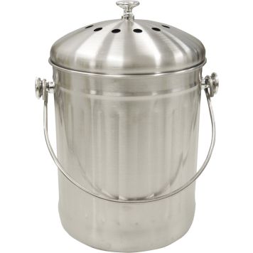 Biojäätme nõu 5 l roostevaba teras