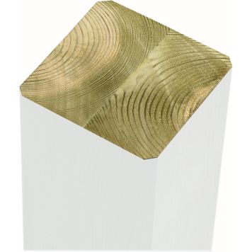 Post Plus  6,8 x 6,8 x 128 cm valge