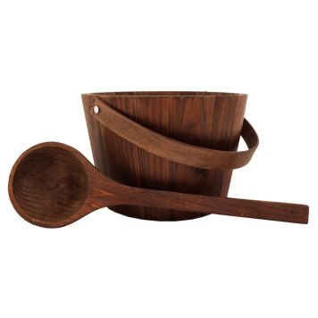 Saunalkibu ja leilikulp Emendo puidust