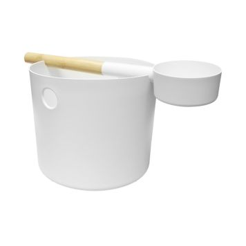 Saunakibu- ja kulp Kolo valge