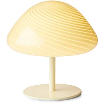 Lauavalgusti Halo Design Mini Mush, opaal Kollane