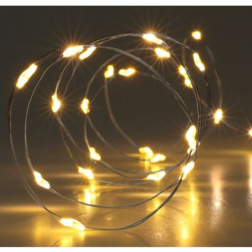 Valgussari 100 x LED hõbedane IP20