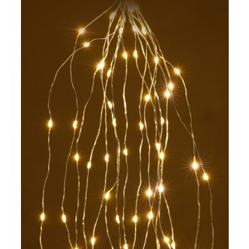 Valgussari Cascade hõbedane 8 x 5 LED IP44