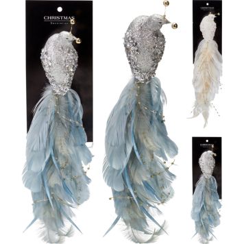 Jõulukaunistus lind valik 38 cm