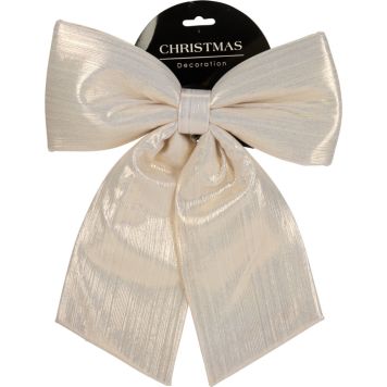 Jõulukaunistus lips 34 cm, šampanja