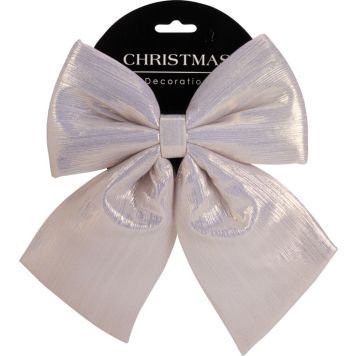 Jõulukaunistus lips 23 cm, šampanja