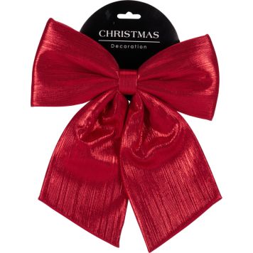 Jõulukaunistus lips 28 cm, punane