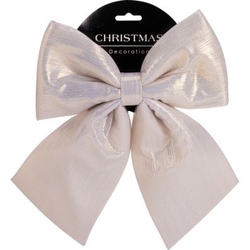 Jõulukaunistus lips 28 cm, šampanja