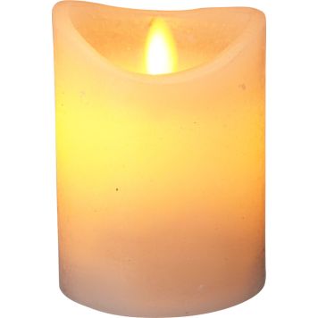 LED-küünal 7,5 x 10 cm, valge