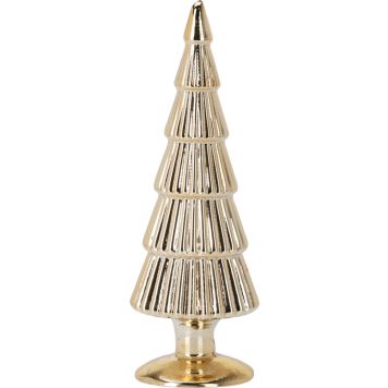 Jõulukaunistus kuusk valiik 34 cm, kuldne