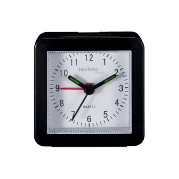 Äratuskell Technoline SC 2 6,9 x 6,9 cm, must