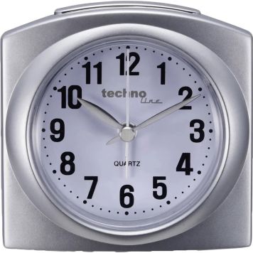 Äratuskell Technoline Modell L 8,1 x 8,1 cm, hõbedane