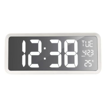 Digitaalne äratuskell Technoline WS 8130 36,8 x 15,8 cm, valge