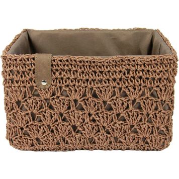 Paberkorv Valley 28 x 21 x 17 cm, pruun