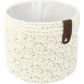 Paberkorv Valley Ø 23 x 18 cm, valge