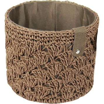 Paberkorv Valley Ø 19 x 16 cm, pruun