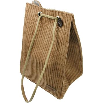 Sametkangast kott 35 x 30 x 51 cm, pruun