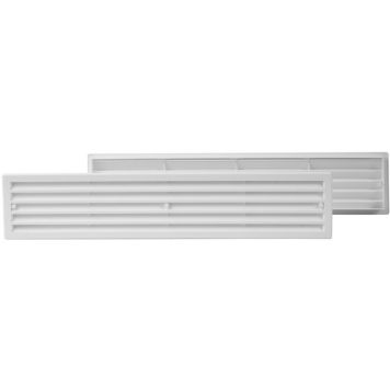 Ventilatsioonirest Europlast valge 90 x 450 mm