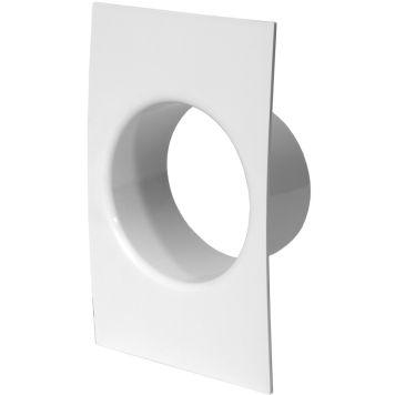 Ventilatsiooniava kate Europlast valge ⌀ 100 mm