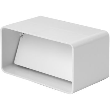 Ventilatsiooniluuk Europlast valge 110 x 55 mm