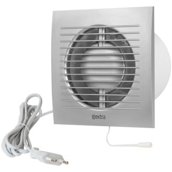 Elektiventilaator Europlast E-Extra EE Ø 100 mm hõbedane