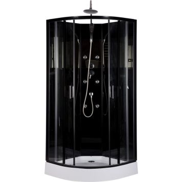 Dušikabiin Harma Black Onyx 85 x 85 cm