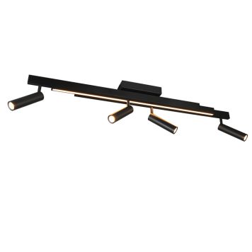 Laevalgusti Trio Zeno 4 -os, must