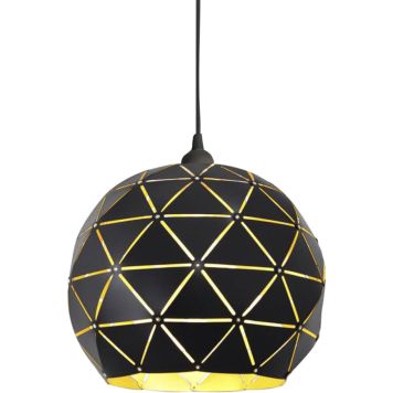 Rippvalgusti Aneta Lattice, must Ø 30 cm