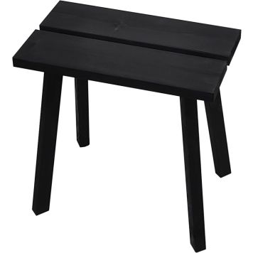 Saunapink Pinetta Must 50 x 29 x 50 cm